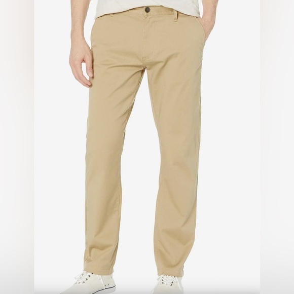 RVCA THE WEEKEND STRETCH FIT PANTS M3493RWS NEW WITH TAGS TAN - Picture 1 of 4